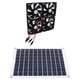 thumbnail image 4 of Ouitble Kit de Ventilador con energía Solar, Kit de Ventilador con energía Solar Panel de Silicona monocristalina Impermeable de 50 W con Ventilador de Escape de 4 Piezas de 12 cm y 10 W, 4 of 8
