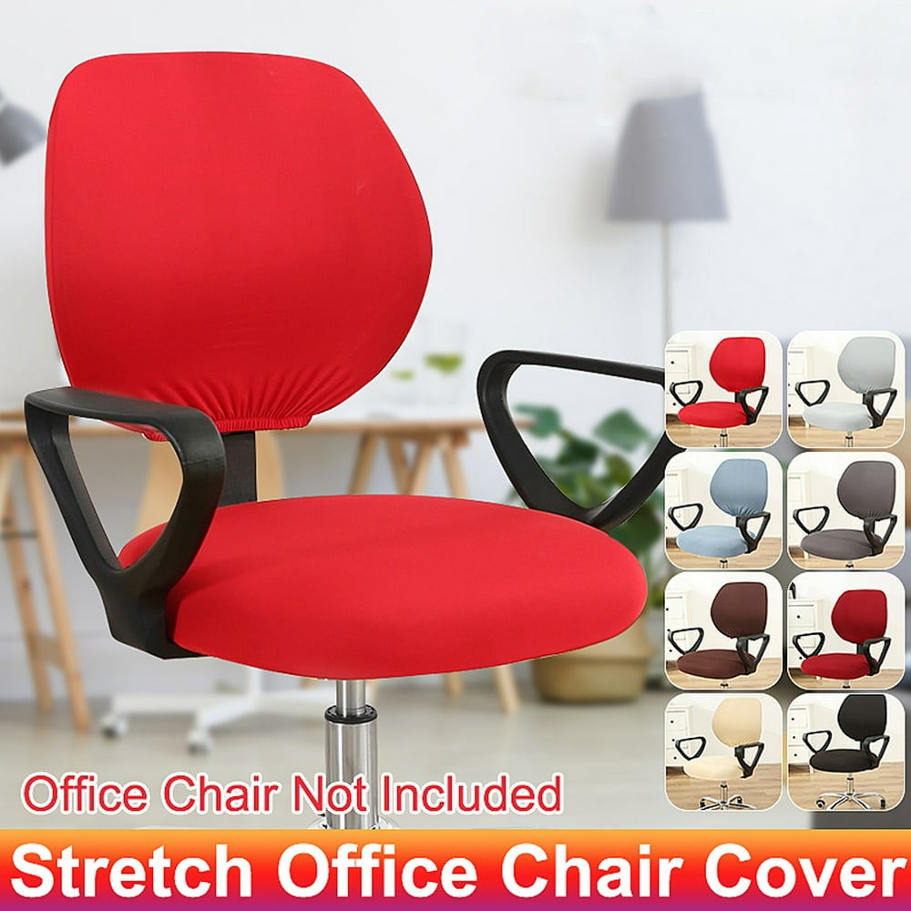 Multicolor Office Computer Chair Covers, Stretch Jacquard Universal