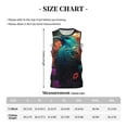 thumbnail image 4 of Naloa Colorful Flower Bird Basketball Jersey Reversible Men's Mesh Athletic Sports Shirts Training Practice S-4XLXX-Large, 4 of 6