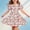 Red, variant on Afuyipoi Girls Summer Short Sleeve Dress (5-15 Years) Casual Round Neck Crisscross Back Flare A-Line Skirt for Family Gathering White 7/8