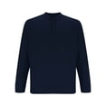 thumbnail image 4 of guisaled Men's Henley Shirts Casual Basic Long Sleeve T-Shirt Classic Button Solid Color Lightweight Sweatshirt Pullover Tees Tops Valentine'S Day s, 4 of 6