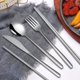 thumbnail image 1 of Set de cuchillo pala tenedor espátula pajitas cepillo de madera funda portátil camping 7 piezas acero inoxidable, cuchillo pala tenedor, set de cocina de exterior, para picnic, cocina de, 1 of 9