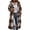 RYE1-Beige, variant on Brqkzdu Flannel Plaid Jackets for Women Hooded Full Zip Long Sleeve Long Shacket Jacket Fall Winter Loose Comfy Work Coat with Pockets