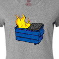 thumbnail image 4 of Inktastic Dumpster Fire Women's T-Shirt, 4 of 5