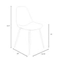 thumbnail image 3 of Inmod Sigfred Boucle Side Chair (Set of 2), 3 of 4