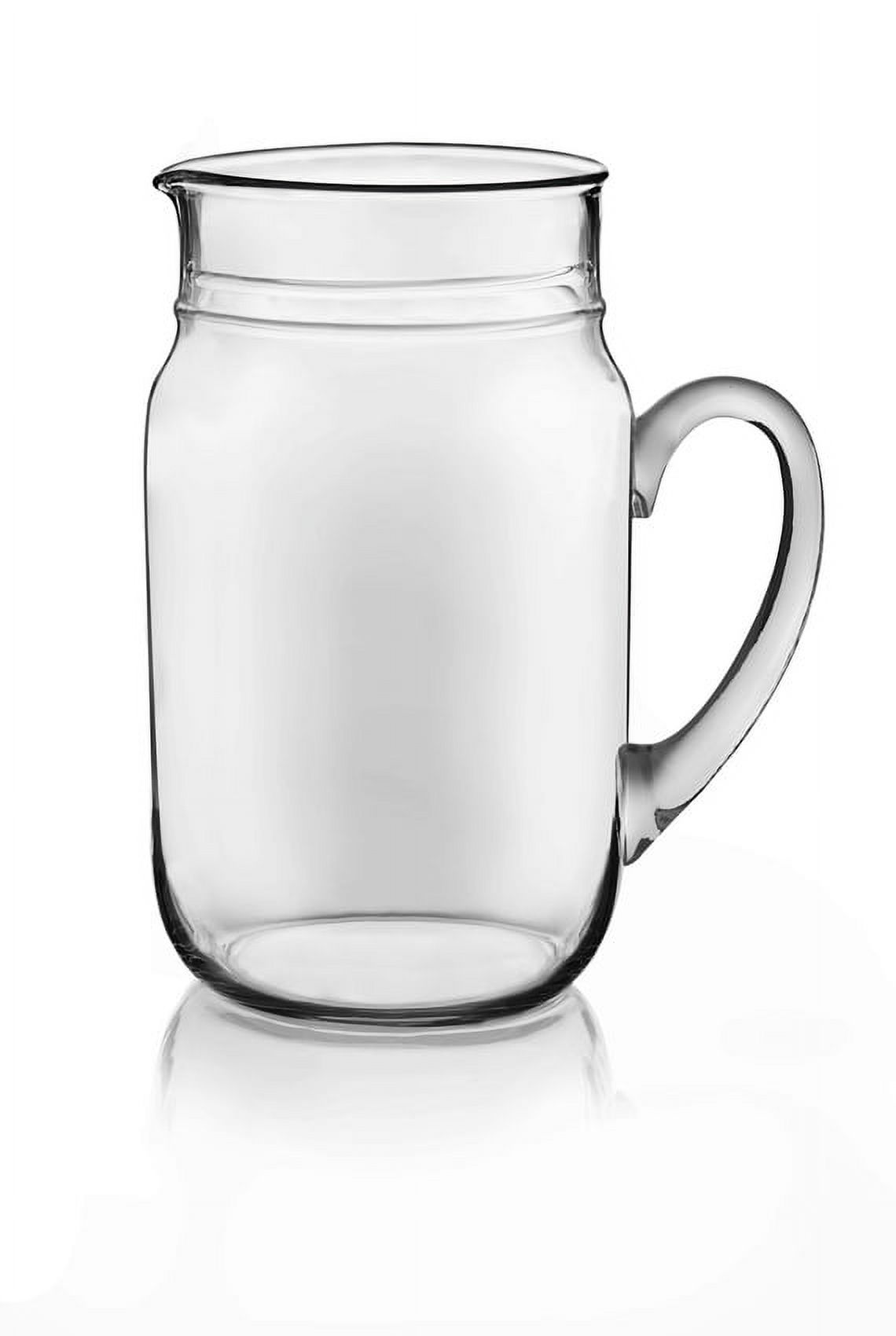 Libbey Drinking Jar Pitcher, Glass - image 3 of 4