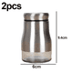 thumbnail image 2 of Botellas de condimentos de acero inoxidable, 2 uds., botellas de vidrio para pimienta doméstica, acero inoxidable, 2 of 5