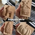 thumbnail image 7 of Wooden Cookie Molds Cookie Wooden Gingerbread Cookie Moulds Press 3D Cake Embossing Baking Mold Pumkin Cutter Bakery Gadgets, 7 of 7