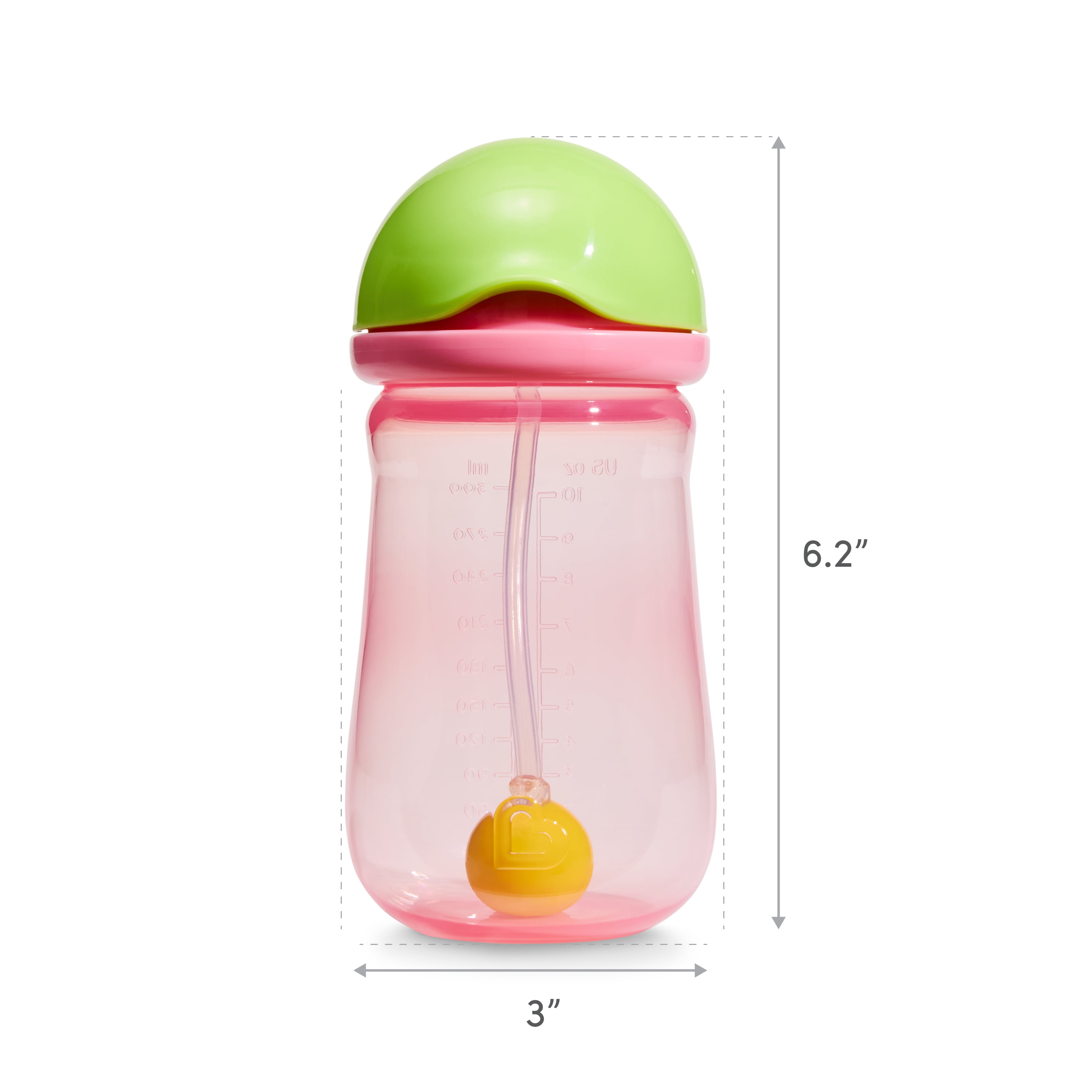 10oz Any Angle Straw Trainer Cup Orange