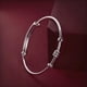 thumbnail image 3 of Pulsera de Plata 925 de Moda para Mujer | Brazalete Ajustable | Regalo de Cumpleaños, Navidad y Acción de Gracias | Diseño En Forma de Hoja | Baño de Cobre Grueso | 4 Mm de Diámetro | 12 G | Incluye, 3 of 7