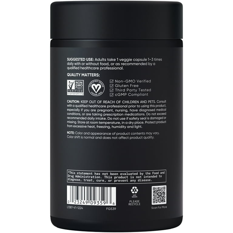 Sports Research High Potency Vitamin C Supplement - Vegan Veggie