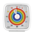 thumbnail image 2 of 60-Minute Visual Timer with Night Light, Countdown Timer,Pomodoro Timer with Rainbow Pattern for Kids and Adults White,1 x Alarm clock,White, 2 of 9