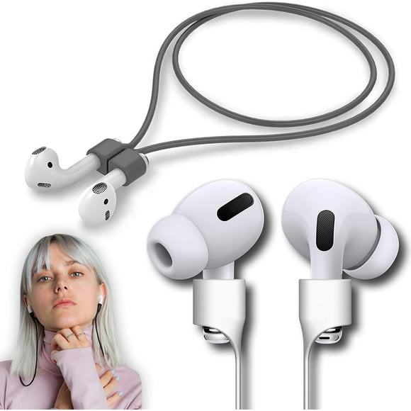 Ultra Strong Magnetic Airpod Pro Strap Anti-Lost Cord Sports Lanyard Compatible with Airpods 3rd 2nd Generation Pro 3 2 1 (Grey)