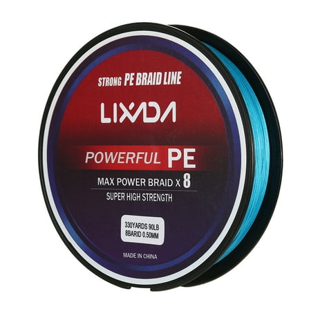 LIxada 300M / 330Yds 8 Strands PE Braided Fishing Line Super Strong Multifilament Fishing Line Carp Fish Line Wires Rope Cord