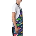 thumbnail image 3 of Naloa Colorful Carp Streamer 1 Apron Kitchen Aprons with Pockets for Women Men Chef, 3 of 8