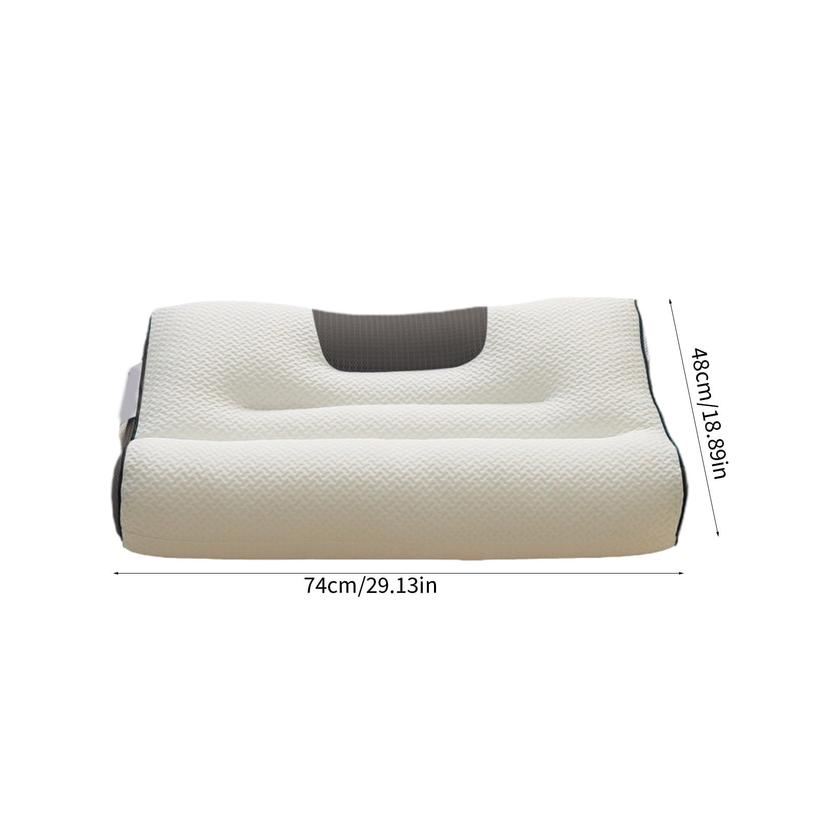 Yoloke Relief Cervical Pillow for Neck and Shoulder Support, Contoured Orthopedic Pillow, Adjustable Memory Foam Sweet Sleeping, Odorless Ergonomic Contour Neck, for Side Back Stomach Sleeper