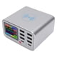 thumbnail image 1 of Estación De Carga USB De 100W, Estación De Cargador Inalámbrico Con 8 Puertos Multi Device Hub Carga Rápida Para Tableta De Teléfonos Móviles, 1 of 7