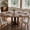 Walnut, variant on 43"-59" Extendable Round Dining Table for 4-6, Modern Farmhouse Expandable Kitchen Table with Oval Top