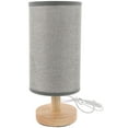 thumbnail image 1 of Small Table Lamp USB Japanese Lamp Cloth Lampshade Living Room Desk Lamp, 1 of 9