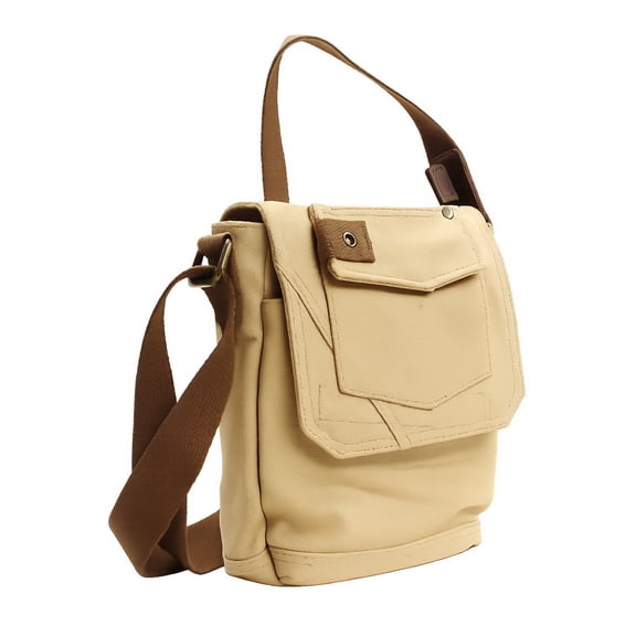 Vagarant Traveler 8" Tall Small Canvas Slim Sling Shoulder Bag C93.KK