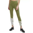 thumbnail image 2 of DKNY Sport Women's Tie-Dyed-Hem 7/8 Leggings Green Size XS MSRP $60, 2 of 2