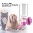 thumbnail image 4 of Dispensador de agua portátil para gatos con fuente para beber colgante para perros y mascotas (S 250 ml rosa), 4 of 10