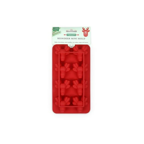 Hand Stand Kitchen 6030529 Winter Wonderland Reindeer Mini Mold Silicone