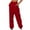Red, variant on Baberdicy Lady Long Pants Women's Thin High Waisted Loose Sweatpants Comfortable High Waisted Jogging Pants with Pockets Casual Sweatpants Sweatpants Women Brown S-3Xl