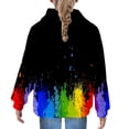 thumbnail image 6 of Mercatoo 𝗛oodie Girls Oversized Crewneck Sweatshirts Casual Hooded Flower Gradient 𝗛oodie Clothes Fall Fashion Outfits, 6 of 7