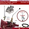 thumbnail image 1 of American Shifter  C4 Shifter Kit Chrome 12 in. E Brake Cable Clevis Trim Kit Dipstick for F6FAC, 1 of 1