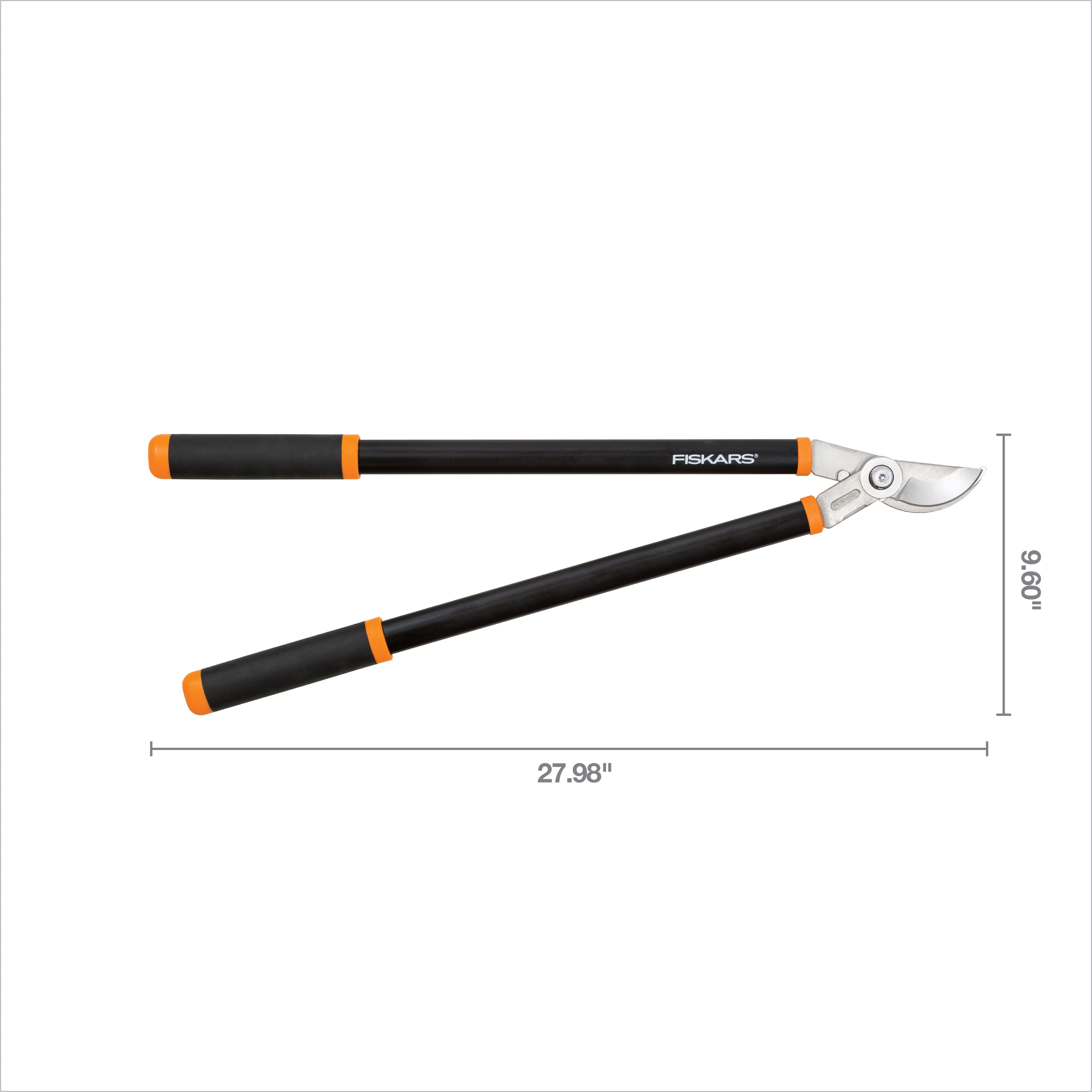 Fiskars 28" Forged Lopper, 1" Cut Diameter, Black and Orange, 2.9 lbs.