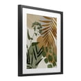 thumbnail image 3 of Stupell Industries Earthy Tropical Leaves Black Framed Print Under Glass design by Amber Sterling, 21 x 17, 3 of 10