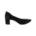 thumbnail image 2 of Anne Klein Womens Guardian Patent Toe Cap Pumps, 2 of 3