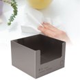 thumbnail image 4 of Caja De Pañuelos De Acero Inoxidable, Dispensador De Servilletas De Gran Apertura, Caja De Pañuelos Cuadrada De Metal Moderna, Soporte De Papel Para El Hogar, Escritorio Y, 4 of 8