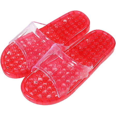 

CoCopeaunts Summer Slippers for Women Men Massage Slippers Thick Leak Hole Bottom Bathroom Shower PVC Shoes