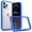 Blue, variant on iPhone 13 Pro (6.1") TPU Clear Back Case Slim Hard Cover