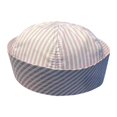 thumbnail image 2 of KLKCMS Sailor Hat Fashionable Versatile Sailor Cap for Performance Masquerade Party Pink Stripes, 2 of 9