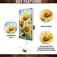 thumbnail image 2 of Summer Sunflower Garden Stake | Watercolor Style Outdoor Yard Decor, 2 of 8