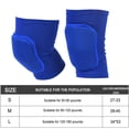 thumbnail image 3 of Soporte De Rodillera 1 par de rodilleras antideslizantes a prueba de golpes para deportes al aire libre (L azul), 3 of 7