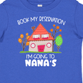 thumbnail image 4 of Inktastic Book my Reservation I'm Going To Nana's- House Boys or Girls Baby T-Shirt, 4 of 5