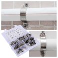thumbnail image 2 of 85pc Pipe Strap Clamp Set Stainless Steel Two Hole Strap Heavy Duty Pipe Strap U Bracket Tube Strap, 2 of 5
