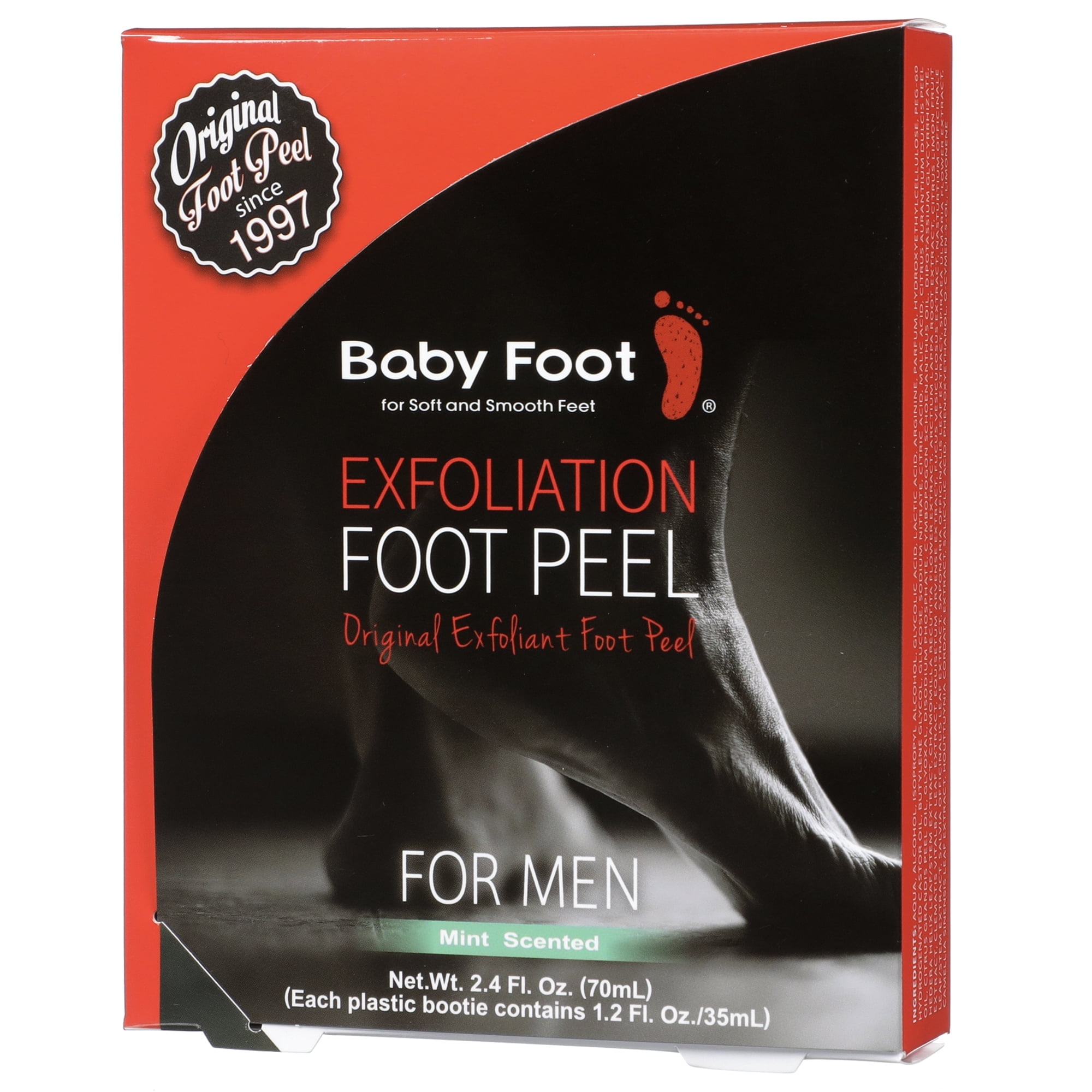 BabyFoot Moisture Exfoliating Foot Peel for Dry Skin 1 Pack Walmart