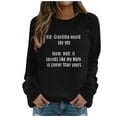 thumbnail image 1 of Gibobby Sudadera oversize mujer Sudadera sin Botones Sudadera para Mujer(Negro,XL), 1 of 5