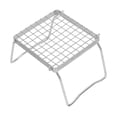 thumbnail image 2 of Parrilla portátil de acero inoxidable 304 para fogatas, senderismo y picnics, parrilla para acampar plegable ultraligera, 2 of 8
