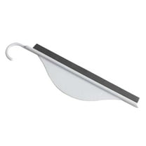 Easeky Mini Silicone Water Scraper, Handheld Countertop Wiper for Shower Glass Mirror, Compact Cleaning Squeegee with Hanging Hole, Bathroom Kitchen Tool, 1 × Wiper Blade