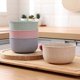 thumbnail image 3 of Set of 4 Large Unbreakable Cereal Bowls Made of Lightweight Plastic - Dishwasher and Microwave Safe, 3 of 4