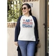 thumbnail image 2 of All American Mama. T-Shirt Women -Image by Shutterstock, Female 3X-Large, 2 of 4