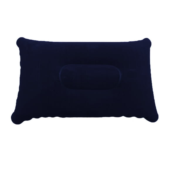 Advancent Plegable portátil para viajes al aire libre, almohada para dormir, tienda de campaña, almohada inflable, avión, hotel, descanso, almohadas Juegos de cama azul oscuro Advancent JJ4668-02B