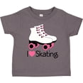 thumbnail image 3 of Inktastic Girls I Heart Skating Girls Toddler T-Shirt, 3 of 5