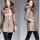 thumbnail image 2 of Chamarra Larga Mujer Abrigo De Invierno Ultraligero Acolchad DaraBaby Dam0018, 2 of 3